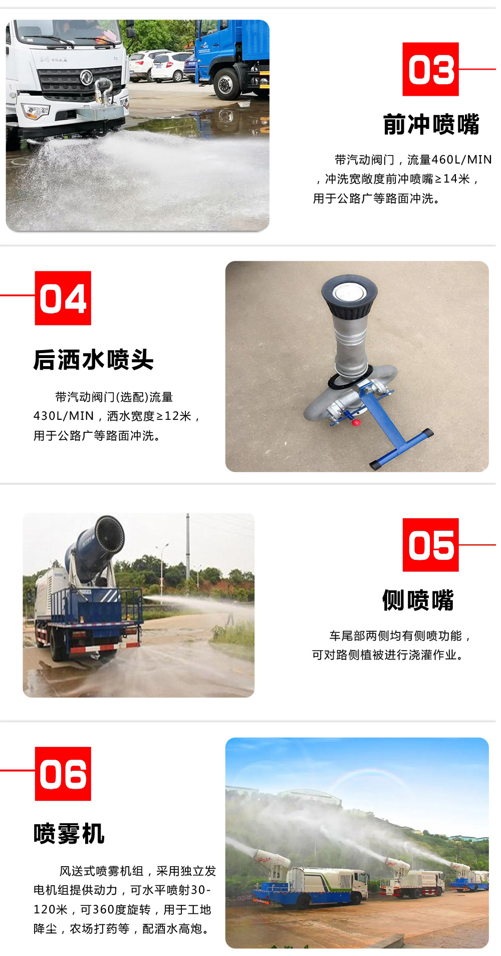 中潔牌XZL5187TDY6型多功能抑塵車